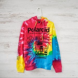 NEW Rainbow Tie Dye Polaroid Hoodie